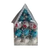 Christmas decorative ball, wooden hand-carved snowflake-shaped, suitable for both desktop and wall mounting Item Picture